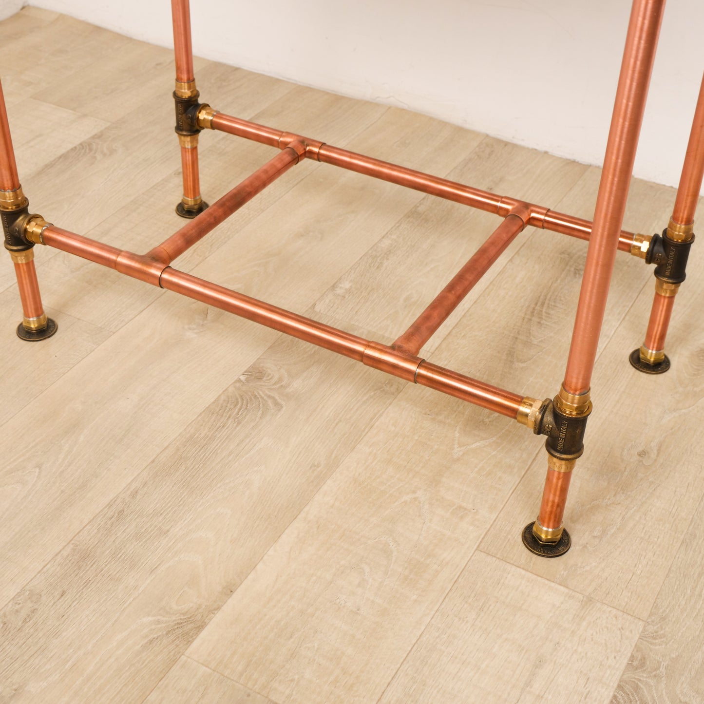 Vinyl Record Storage Cabinet – Copper & Wood LP Storage 4Pack