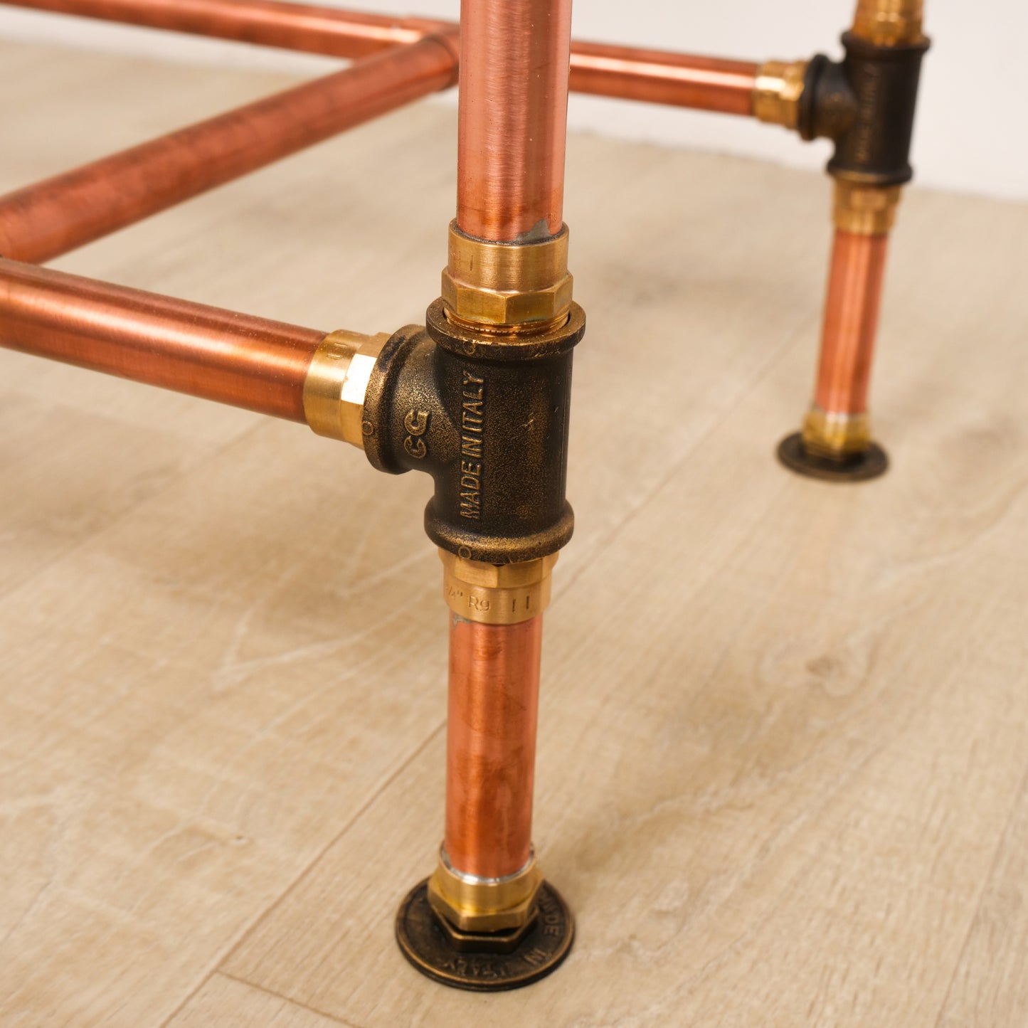 Vinyl Record Storage Cabinet – Copper & Wood LP Storage 4Pack