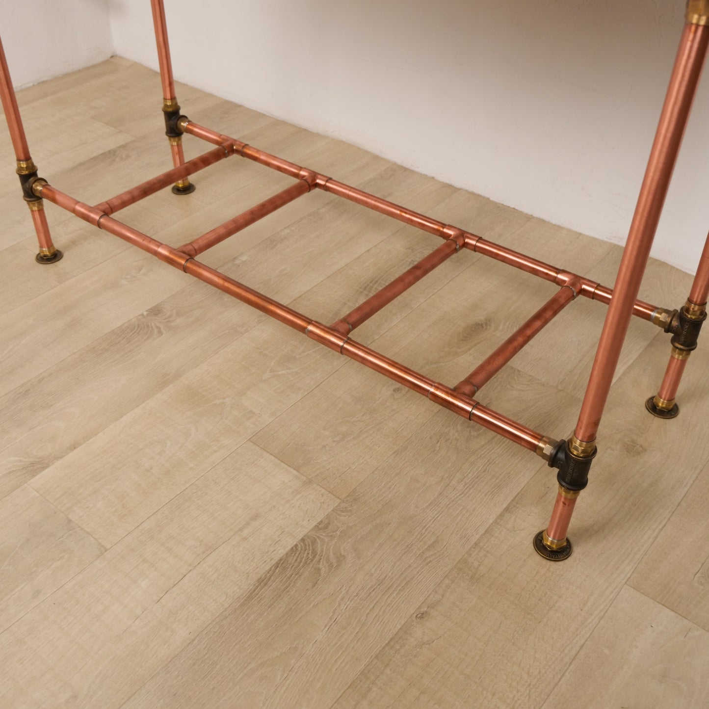 Vinyl Record Storage Cabinet – Copper & Wood LP Storage