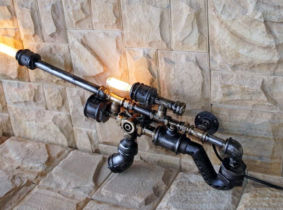 Industrial sconce Wall lighting Bedside steampunk lamp