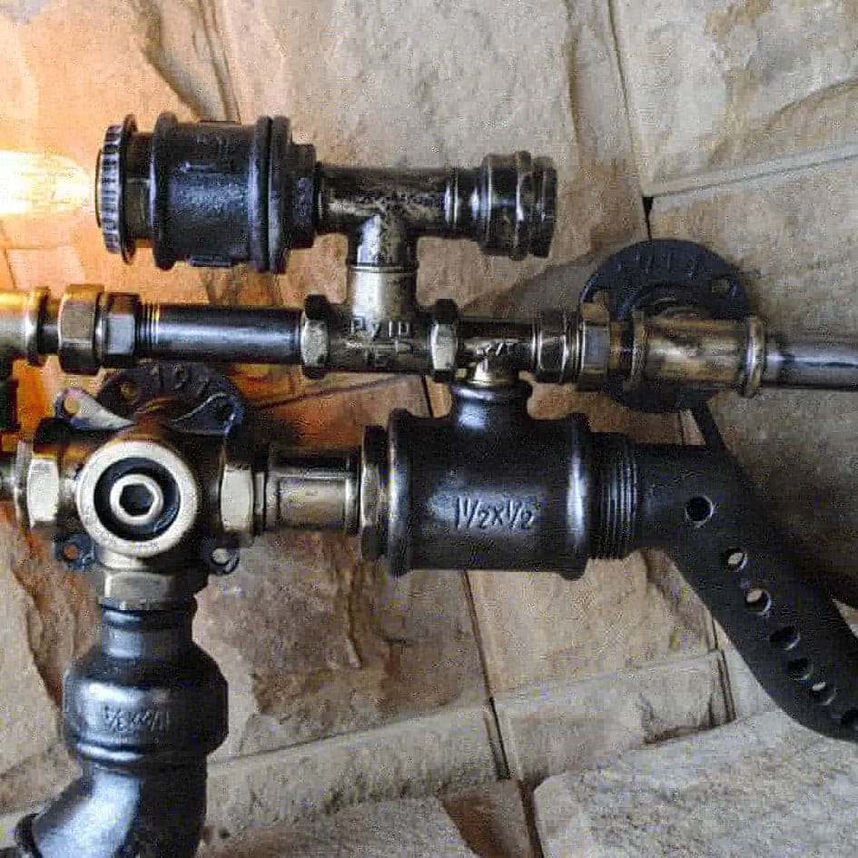 Industrial sconce Wall lighting Bedside steampunk lamp