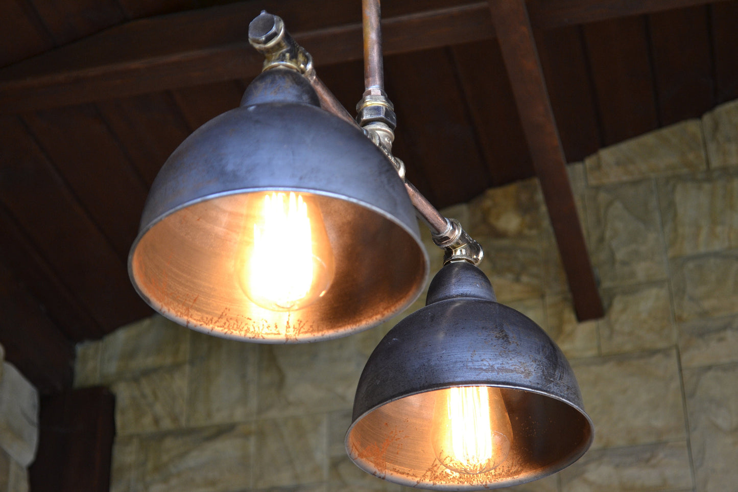 Rustic chandelier for kitchen island Pendant Industrial Light