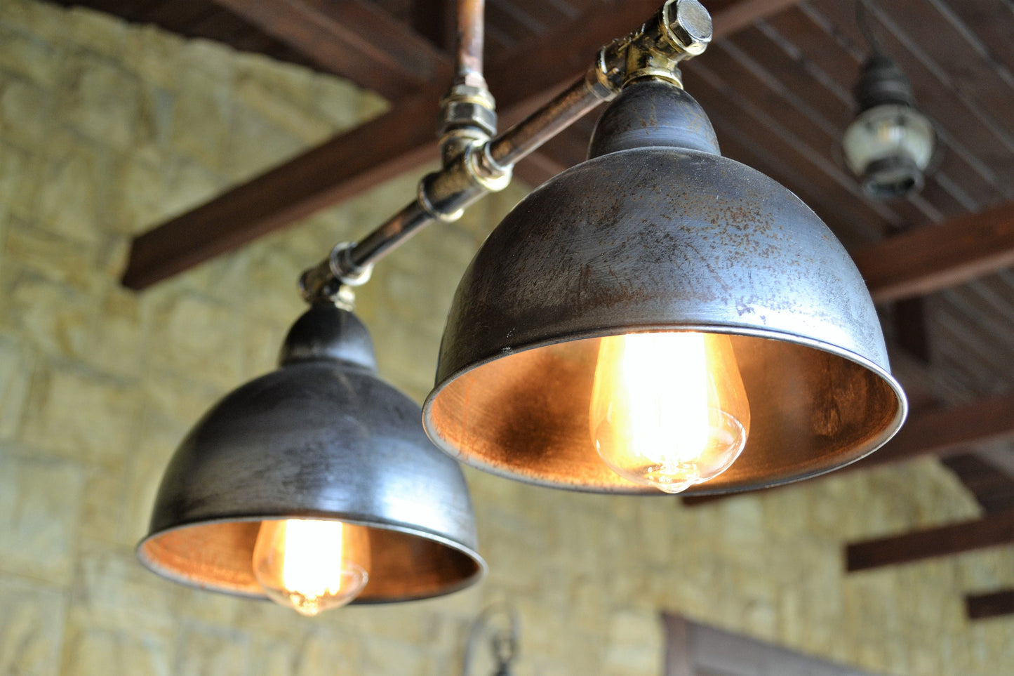 Rustic pendant lighting