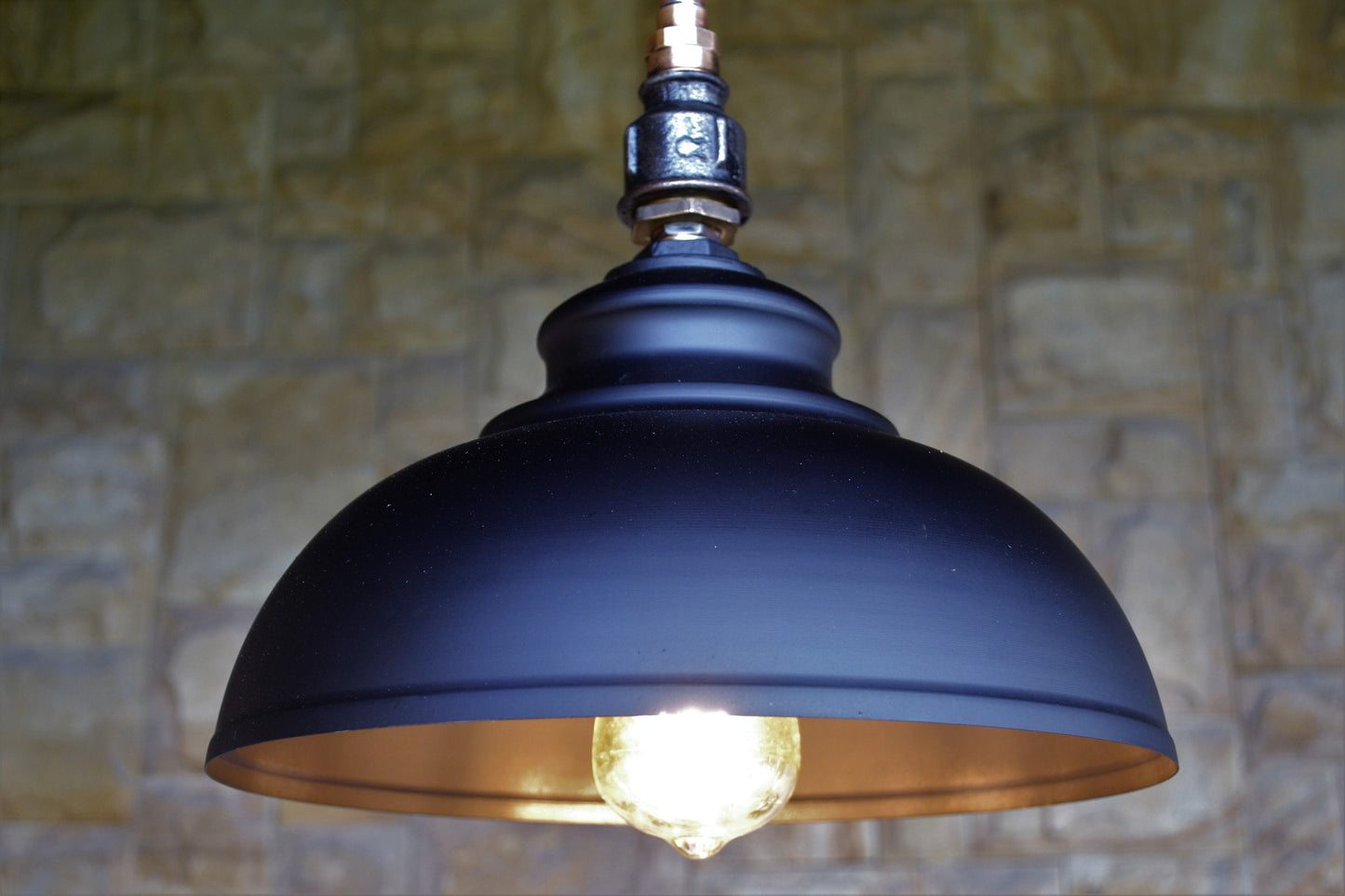 Rustic kitchen island lights, industrial pendant lights, steampunk style chandelier .