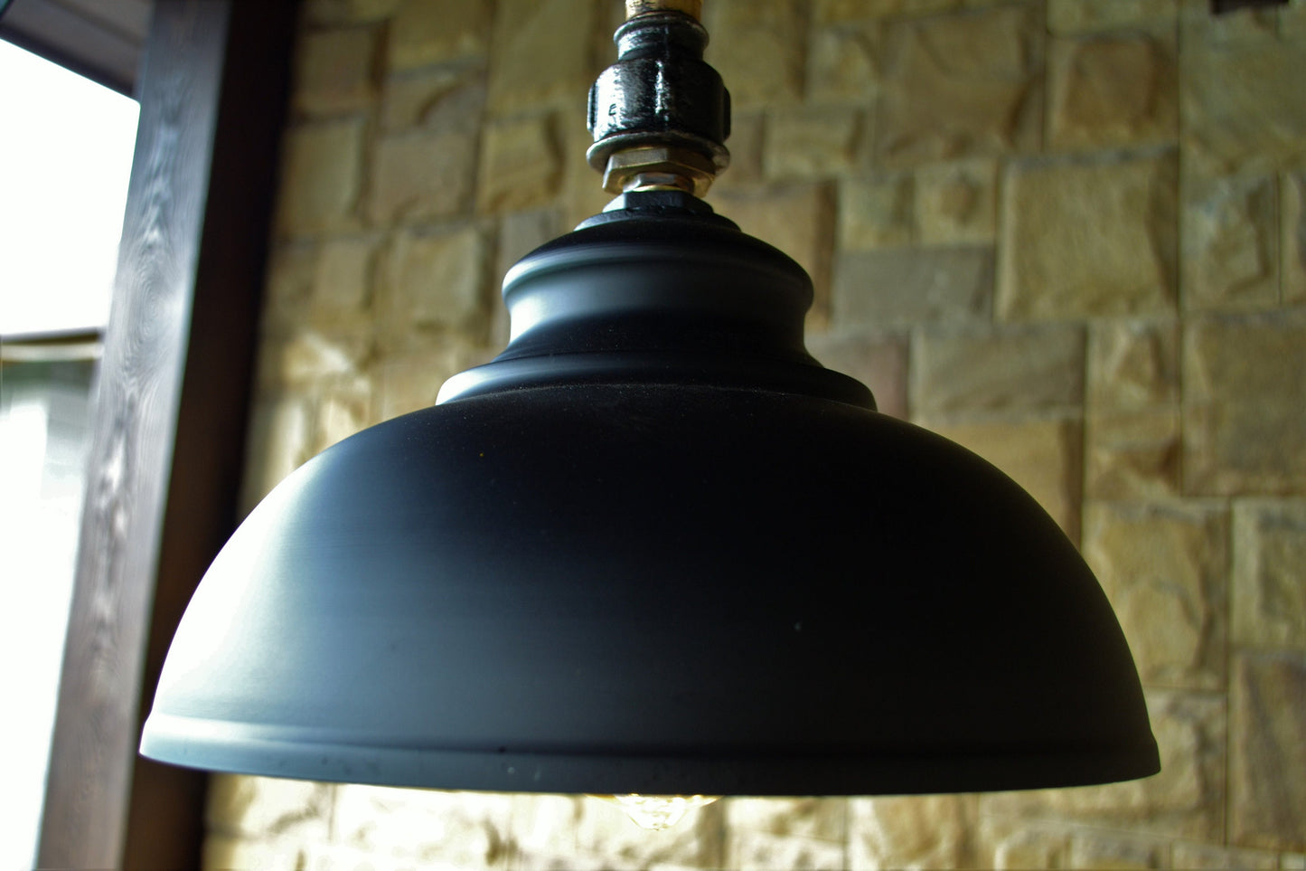 Rustic kitchen island lights, industrial pendant lights, steampunk style chandelier .