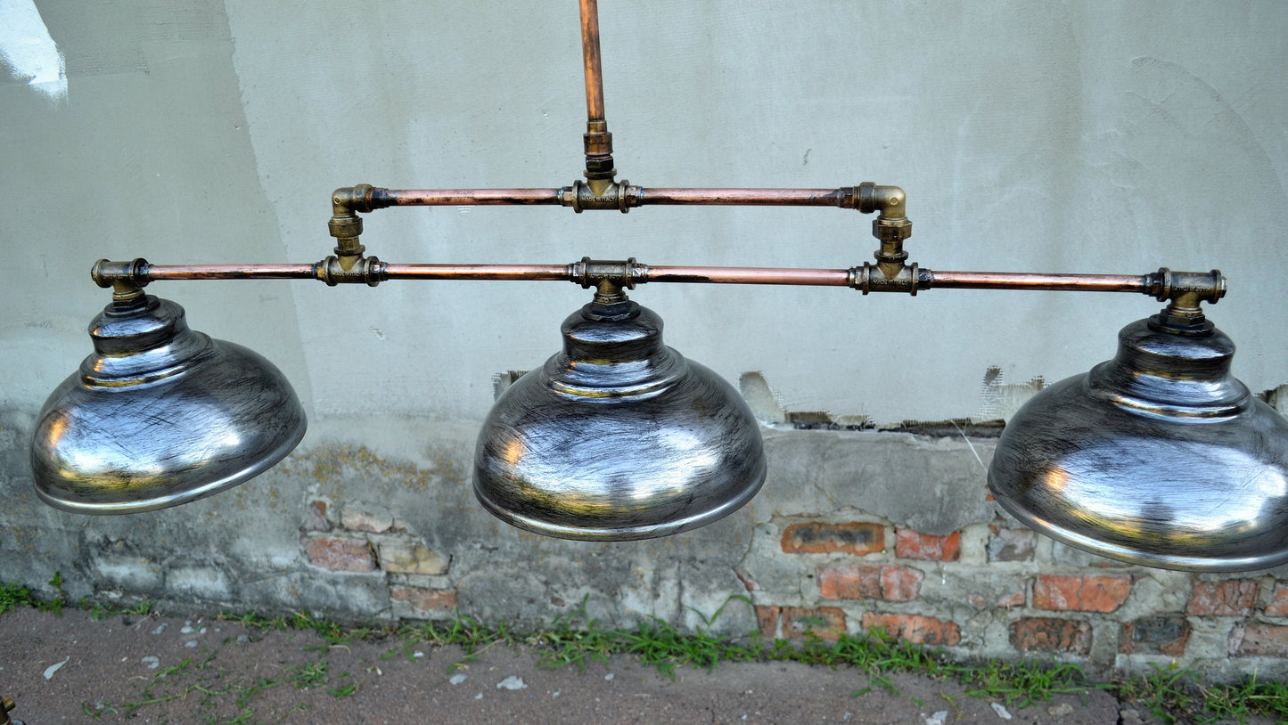 Kitchen Island Chandelier Industrial Pendant Lighting Steampunk Rustic Hanging Light Gray Hanging Light Island Lighting Hanging Chandelier