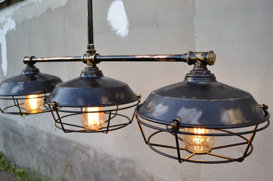 Industrial pendant light Modern rustic ceiling light