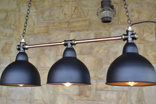 Pendant lighting industrial.Copper chandelier.