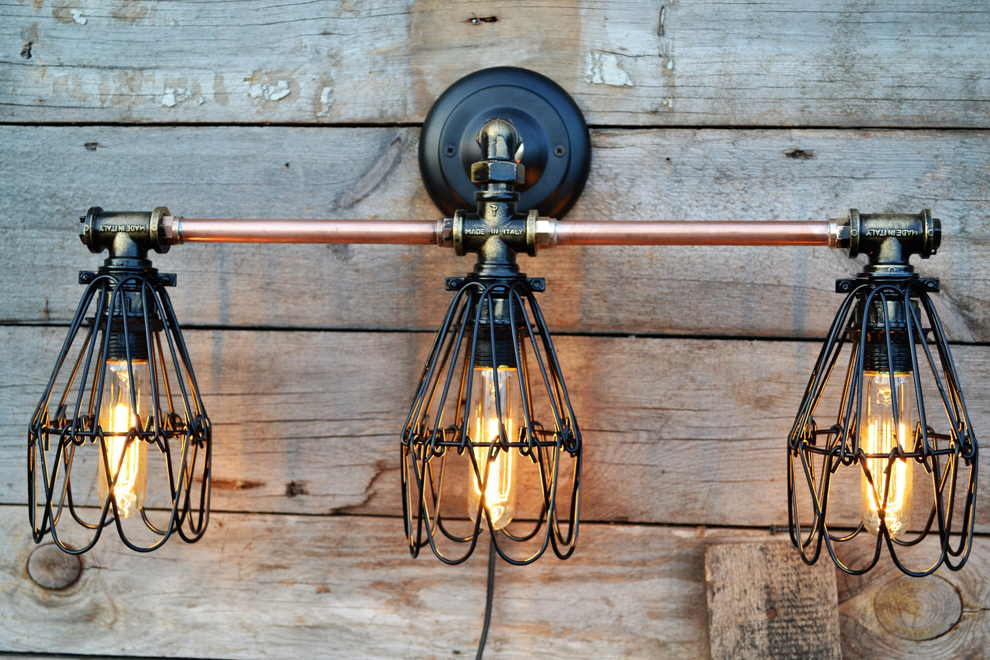 Wall lighting  rustic Bathroom wall lights