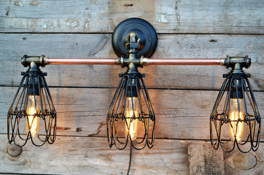 Wall lighting  rustic Bathroom wall lights