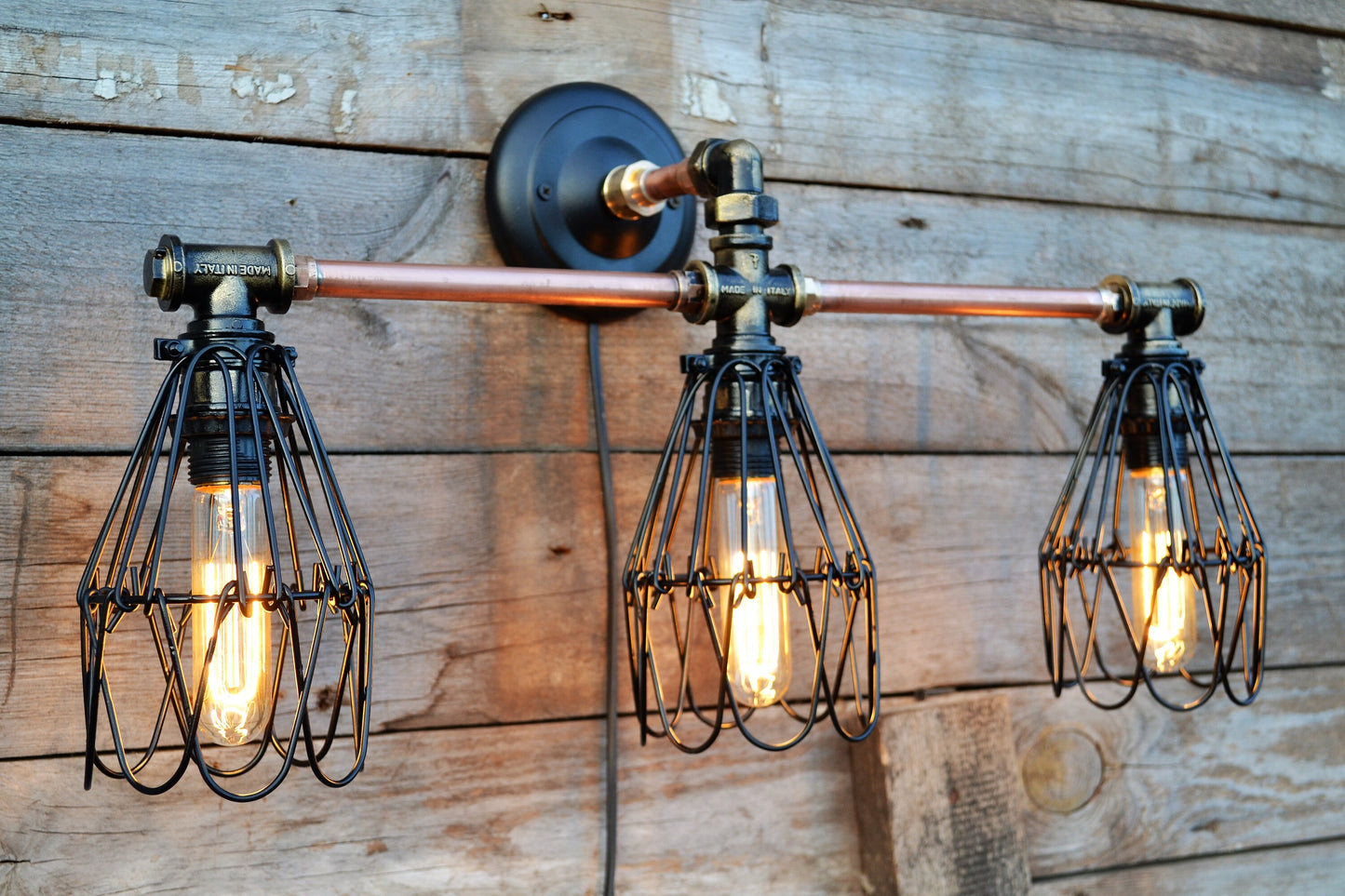 Wall lighting  rustic Bathroom wall lights