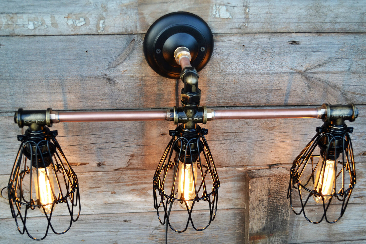 Wall lighting  rustic Bathroom wall lights