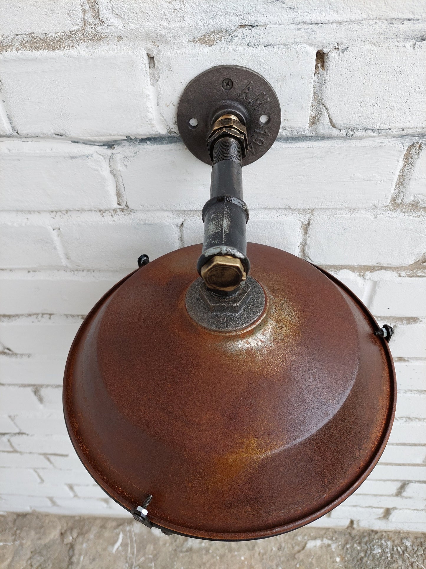 Rusty Industrial Wall Lamp Rustic Wall Lamp Industrial Wall Lamp Industrial Lighting Down Light Wall Lamp Bedside Modern Wall Lamp