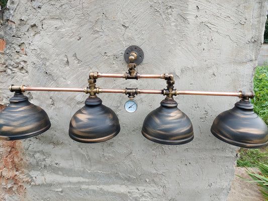 Industrial wall lamp for the bathroom. Rustic sconce.