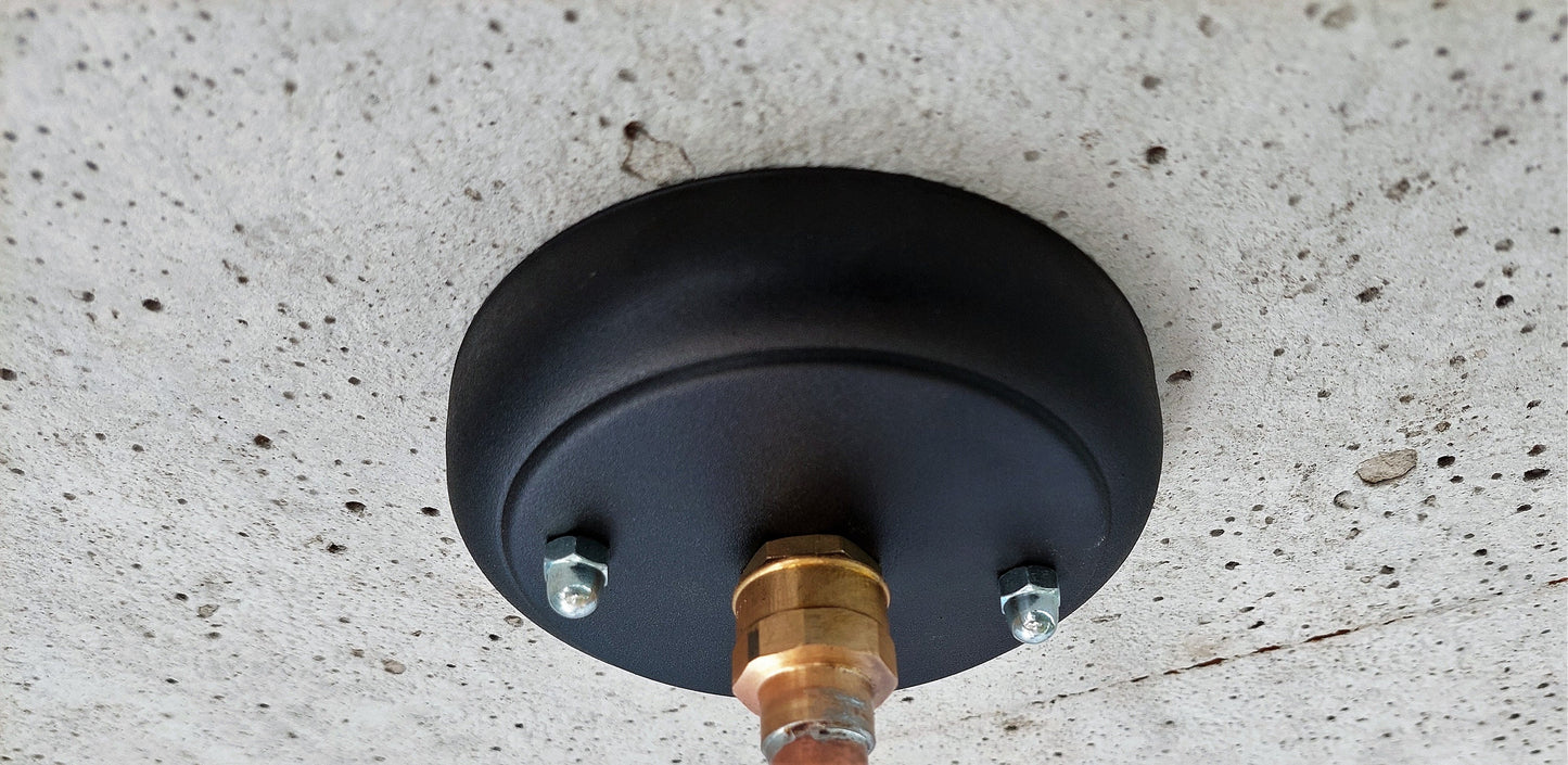 Long industrial rustic hanging kitchen chandelier. Hanging light for billiard table.