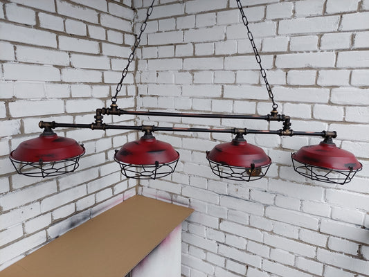 Pendant industrial light.Kitchen chandelier.