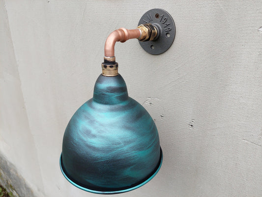 Industrial wall light. Bathroom wall lighting.