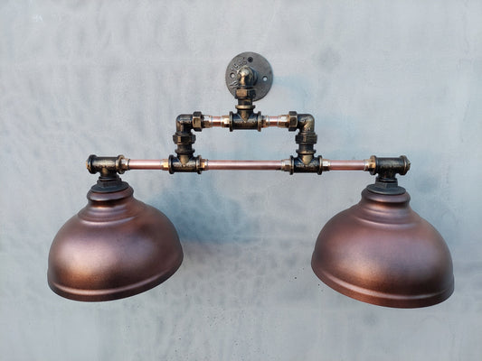 Brass Wall Lamp.Industrial sconce.