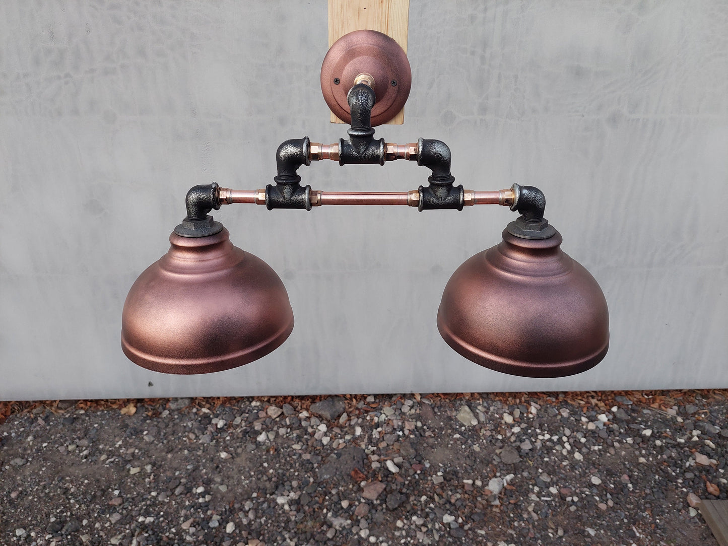 Industrial wall lamp for the bathroom.Rustic Industrial Vanity Light