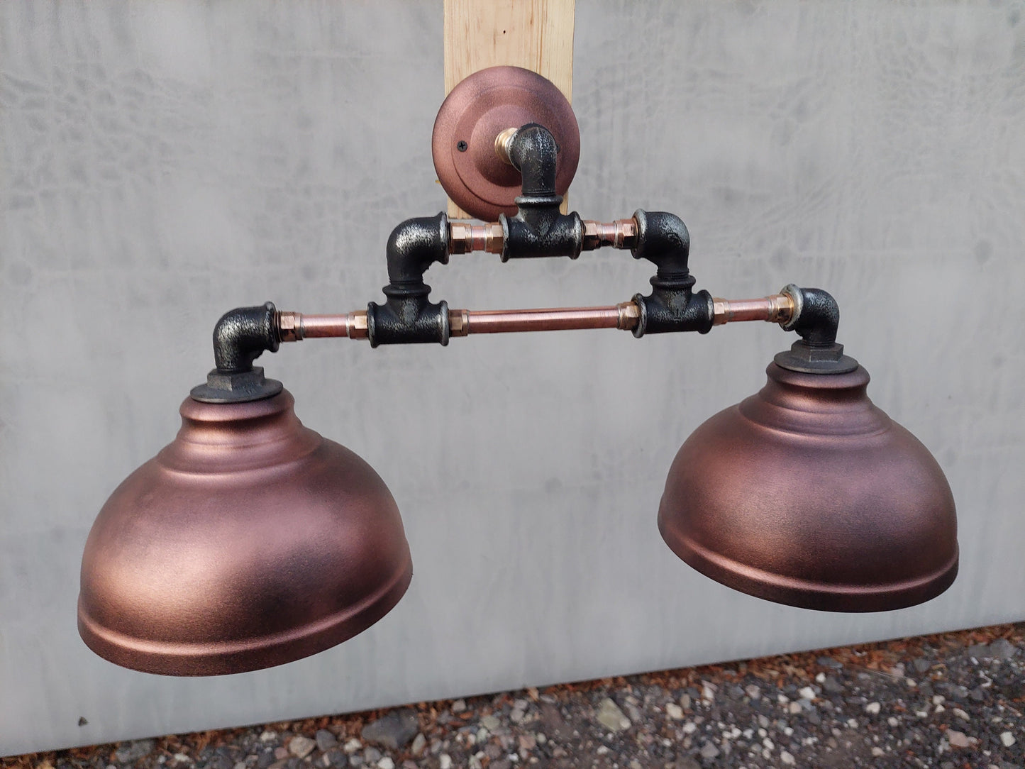 Industrial wall lamp for the bathroom.Rustic Industrial Vanity Light