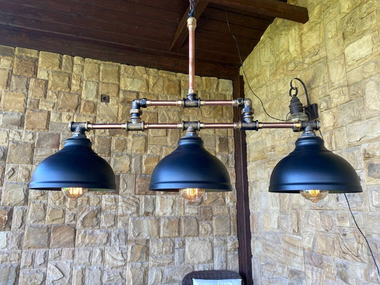 Pendant light industrial. Hanging lights.