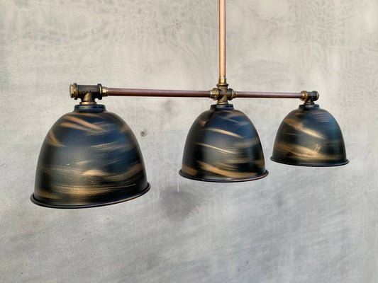 Vintage Industrial Pendant Light Fixture Rustic Metal Ceiling Lamp Steampunk Hanging Light Fixture Farmhouse Lighting Unique Pendant Light