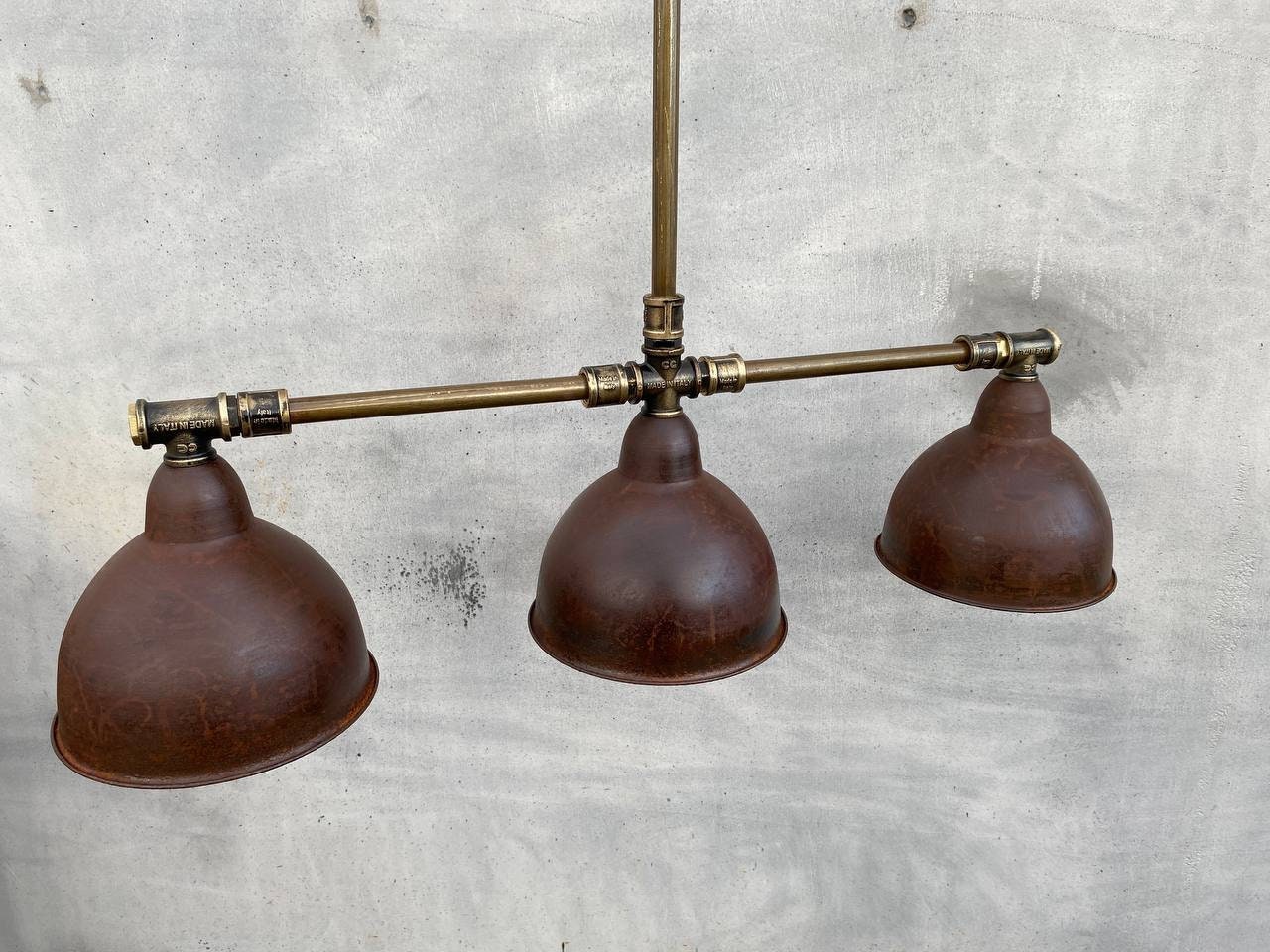 Industrial pendant chandelier for kitchen island.Ceiling rustic light fixture.