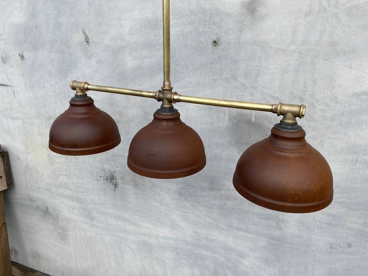 Industrial chandelier with rustic style. Ceiling pendant chandelier for kitchen island.